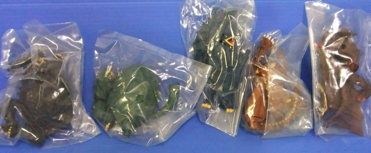 Bandai Gamera Gashapon Gyaos Barugon 5 Mini Trading Figure Set - Lavits Figure
- 2