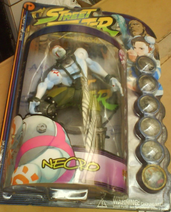 ReSaurus 1999 Capcom Street Fighter Round Two Necro Action Figure - Lavits Figure