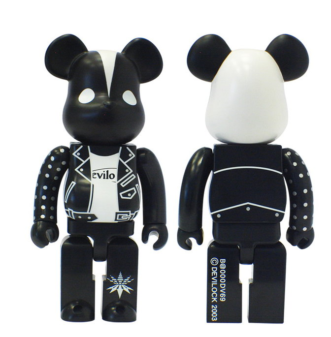 Medicom Toy 2003 Be@rbrick 400% Devilock x Palm Store Ver 11" Vinyl Collection Figure - Lavits Figure