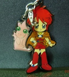 f Record Of Lodoss War Sielis Mascot Swing Key Chain Holder Trading Collection Figure - Lavits Figure