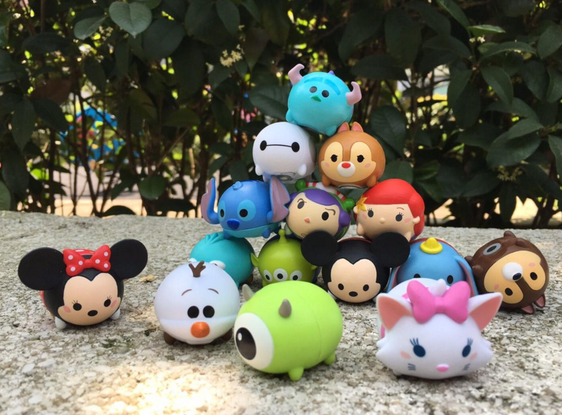 Disney Tsum Tsum Character Family Mart Limited Part 1+2+3 27 Mini Magnet  Trading Figure Set