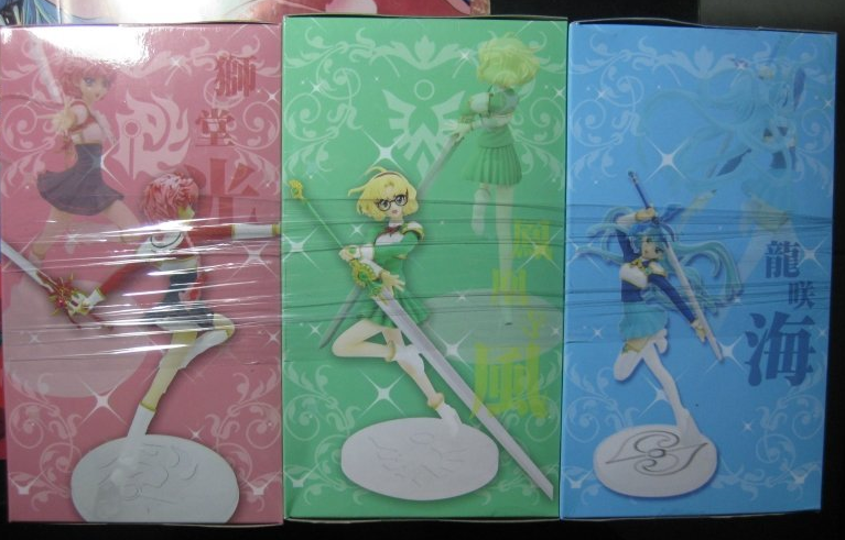 Clamp Magic Knight Rayearth Nostargia Girl 3 8" Pvc Collection Figure Set - Lavits Figure
- 1