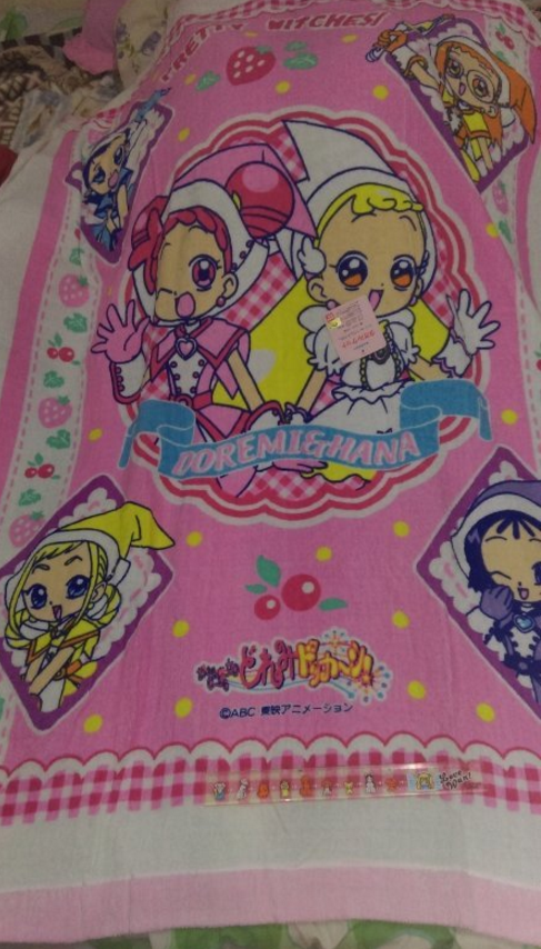Japan Magical Ojamajo Do Re Mi Bath Towel - Lavits Figure