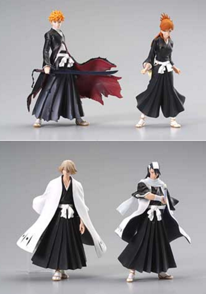 Bandai Bleach Characters Collection Trading Part 2 4 Mini Figure Set - Lavits Figure