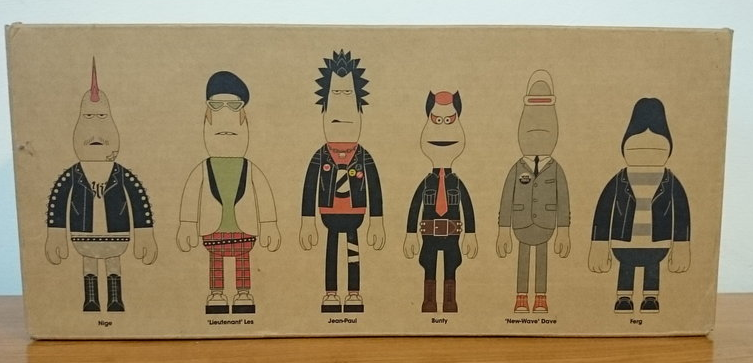 Amos Toys 2004 James Jarvis In-Crowd Punk is not Dead 6 4" Vinyl Figure Set - Lavits Figure
- 1