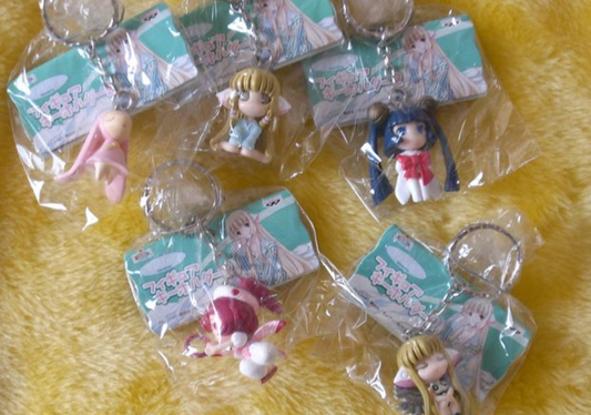 Banpresto Clamp Chobits Mascot Key Chain Strap Type B 5 Trading Figure Set - Lavits Figure