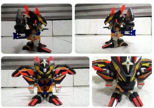Takara 2005 Battle B-Daman Limited Random 翼刃雷撃丸 Model Kit Figure Used - Lavits Figure