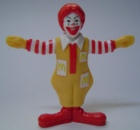 Mcdonalds 1995 Character Ronald McDonald Collection Figure Used - Lavits Figure