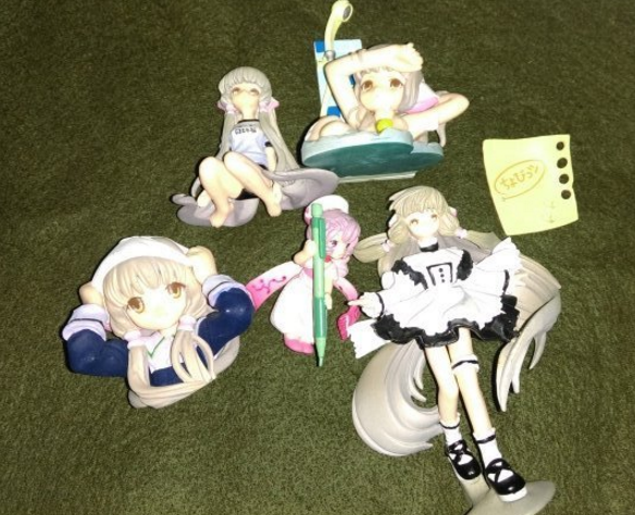 Kaiyodo x Movic Clamp Chobits Gashapon Capsule 5 Mini Figure Set Sumomo Used - Lavits Figure