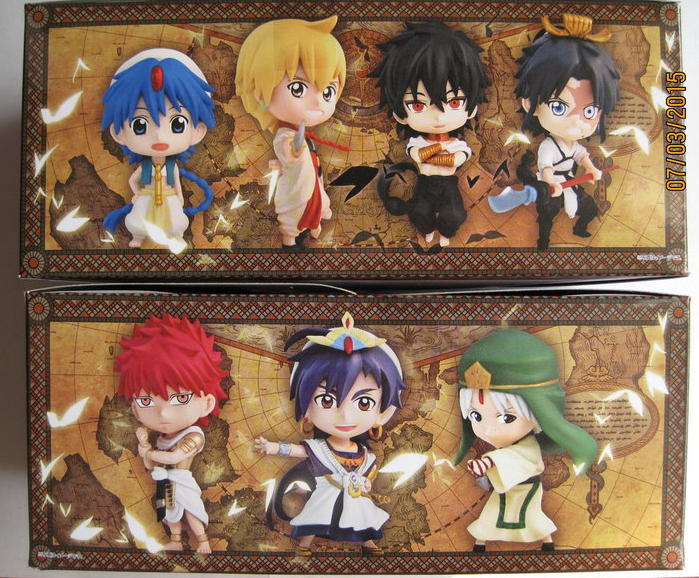 Grand Ani-Chara Heroes Magi The Labyrinth of Magic 7+1 Secret Petit Trading Figure Set - Lavits Figure
- 2