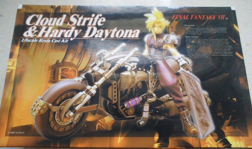 1/8 Final Fantasy VII 7 Cloud Strife Hardy Daytona Resin Cold Cast Model  Kit Figure