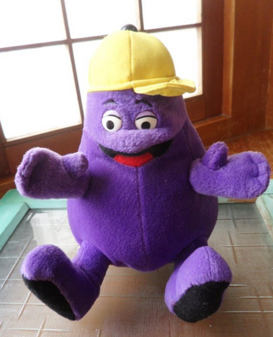 Mcdonalds 1996 Character Grimace Plush Doll Figure - Lavits Figure
 - 1