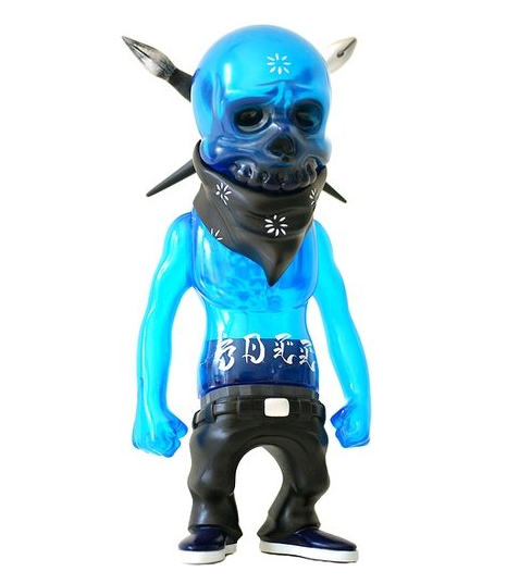 Secret Base 2008 Usugrow Rebel Ink SDCC 08 Blue Clear Ver 7" Vinyl Figure - Lavits Figure