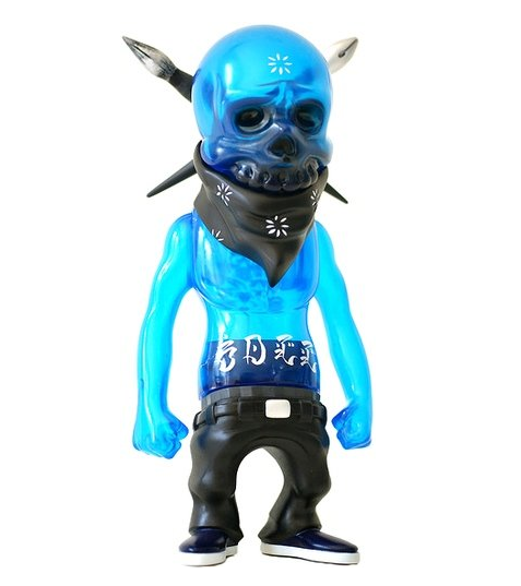 Secret Base 2008 Usugrow Rebel Ink SDCC 08 Blue Clear Ver 7" Vinyl Figure - Lavits Figure
