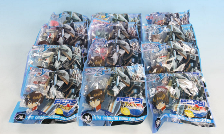 Pepsi 2006 Gundam Seed Destiny Bottle Cap 12 Mini Trading Figure Set - Lavits Figure
- 2