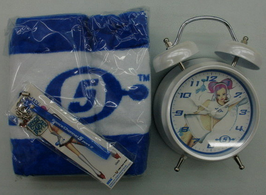 Sega Dreamcast Space Channel 5 Ulala Clock Towel Phone Strap Collection Figure Set - Lavits Figure