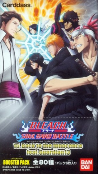 Bandai Bleach Carddass Soul Card Battle Game Booster Pack Part 15 Back To The Innocence Feat Guardian 13 Sealed Box - Lavits Figure