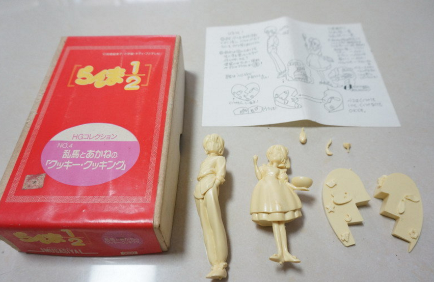 Musasiya Ranma 1/2 No 4 Akane Tendo Tendou Cooking Cake Ver Cold Cast Model Kit Figure - Lavits Figure