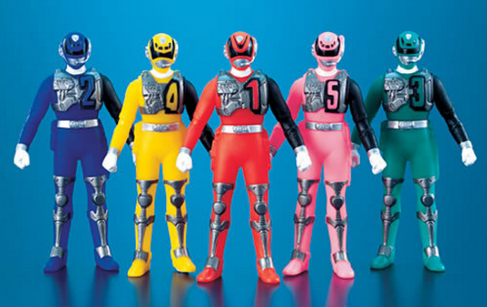 Bandai Power Rangers Dekaranger SPD Space Patrol Delta 5 3" Mini Trading Figure Set - Lavits Figure