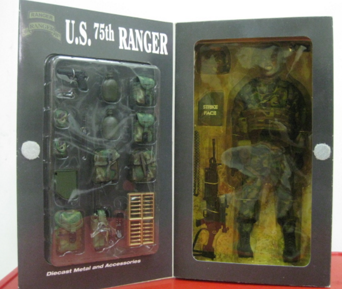 BBi 12" 1/6 Collectible Items Elite Force U.S. 75th Ranger Army Raven Action Figure - Lavits Figure
- 2