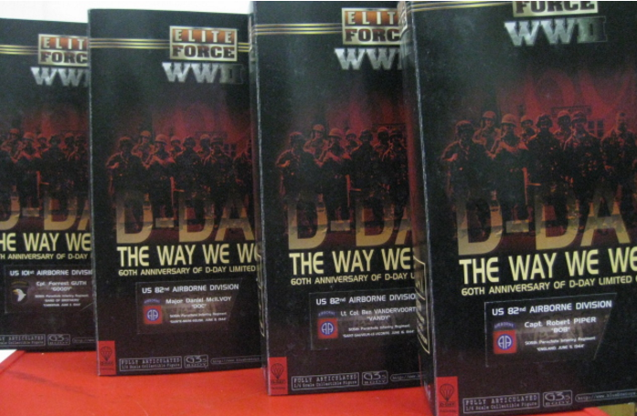 BBi 12" 1/6 Elite Force WWII The Way We Were Limited Edition US 82nd Airborne Division 4 Action Figure Set - Lavits Figure
- 1