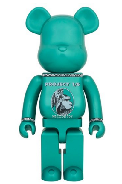 Medicom Toy Be@rbrick 1000% Centurion Green Ver 29" Vinyl Figure - Lavits Figure