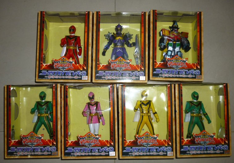 Bandai Power Rangers Mystic Force Magiranger 7 Soft Trading Collection Figure Set - Lavits Figure