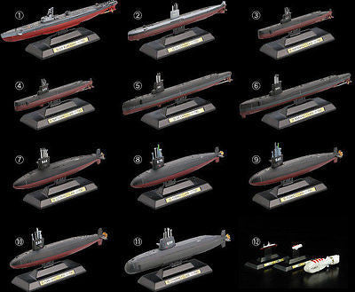 Takara 1/700 Ships Of The World History Jmsdf Submarines 11+1 Secret 12 Trading Figure Set - Lavits Figure
- 2
