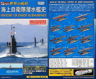 Takara 1/700 Ships Of The World History Jmsdf Submarines 11+1 Secret 12 Trading Figure Set - Lavits Figure
- 1