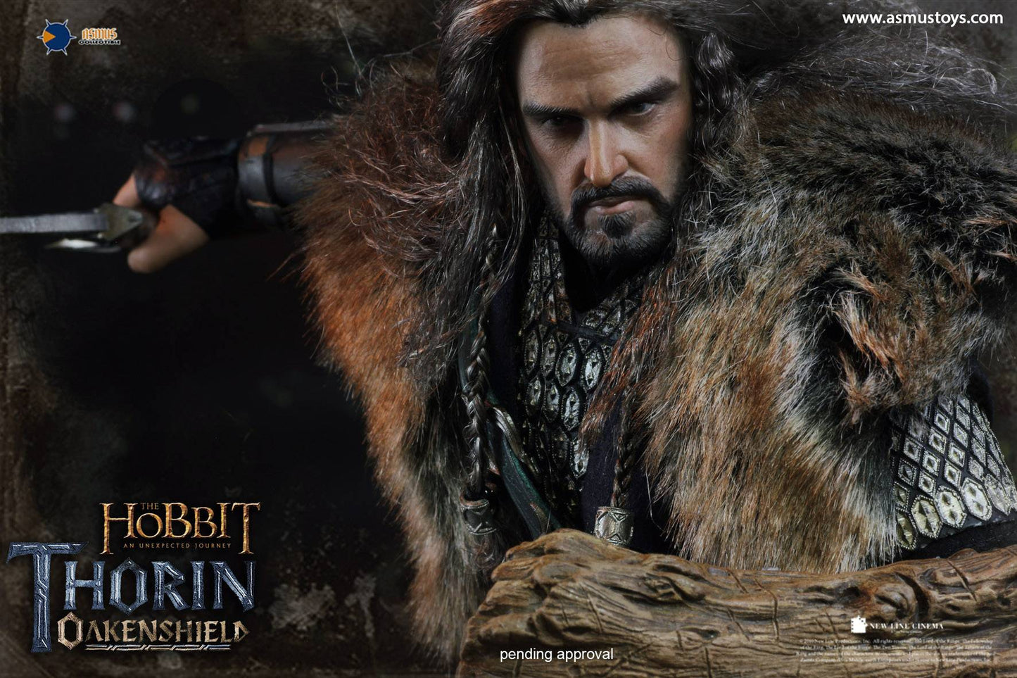 Asmus Toys 1/6 12" HOBT06 Heroes of Middle-Earth The Lord Of The Rings Thorin Oakenshield Action Figure