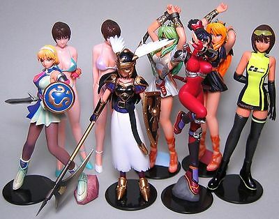 Yujin SR Gashapon Namco Heroine Girls Special Dancing Eye Edition 6+2 Secret 8 Figure Set