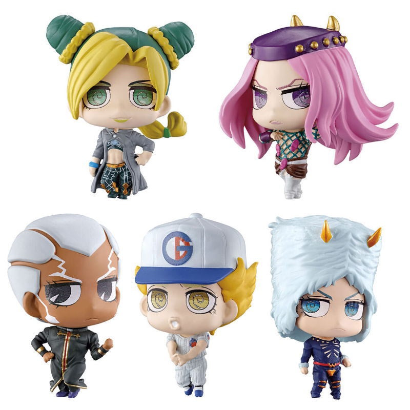 Bandai JoJo's Bizarre Adventure SD Gashapon 07 5 Collection Figure Set