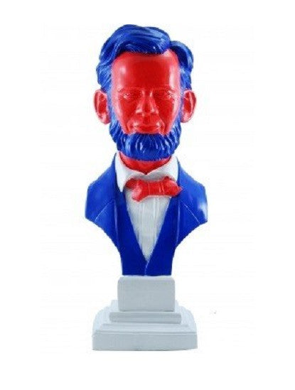 MINDstyle 2009 Ron English Abraham Obama Inauguration Blue Ver 16" Vinyl Figure - Lavits Figure
 - 2