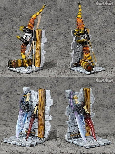 Capcom Monster Hunter Hunting Weapon Collection Vol 1 8+1 Secret 9 Trading Figure Set