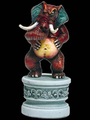 Yanoman Demon's Chronicle Part III 3 Chess Figure Type F Monochrome ver
