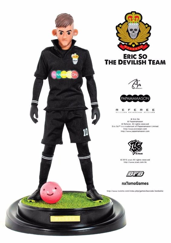 ZCWO 12" 1/6 Eric So BFB The Devilish Team Neymar Jr Action Figure