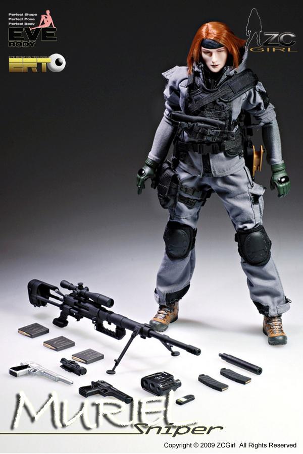 ZCWO 12" 1/6 ZC Girl Series Muriel Black Edition Action Figure