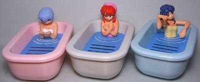 Sega Neon Genesis Evangelion Soap Dash 3 Trading Figure Set