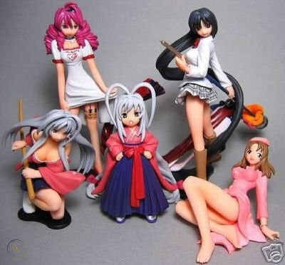 Kaiyodo K&M Tenjo Tenge Inferno Paradiso Gashapon Part 1 5 Figure Set