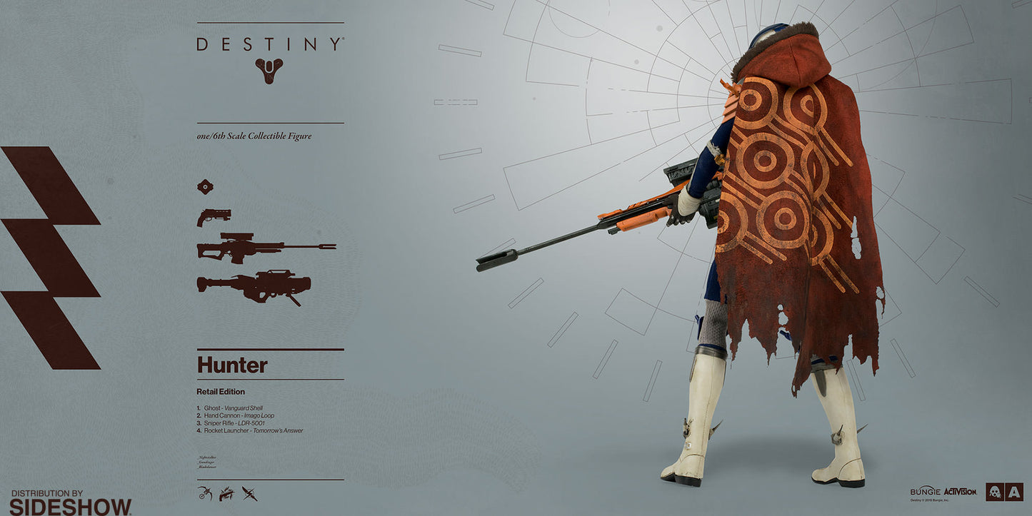 ThreeA 3A Toys Threezero 1/6 12" Destiny Hunter Retail Edition Action Figure