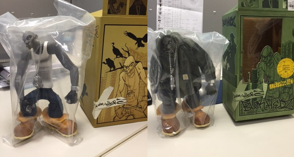 Blokhedz Carhartt Street Legends King Vulture OG + Japan Black Carhartt Edition 2 7.5" Vinyl Figure Set - Lavits Figure
- 1