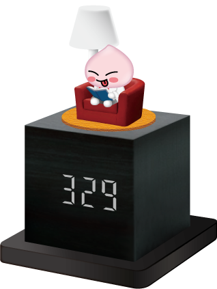 Kakao Friends Taiwan PX Mart Limited LED Clock Figure Type B
