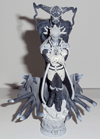 Square Enix Disney Kingdom Hearts Formation Arts Chess Vol 2 Ansem Monochrome Ver Trading Collection Figure - Lavits Figure