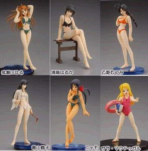 Yamato SIF Story Image Figure Love Hina Series 1 6+6 12 Trading Collection Figure Set - Lavits Figure