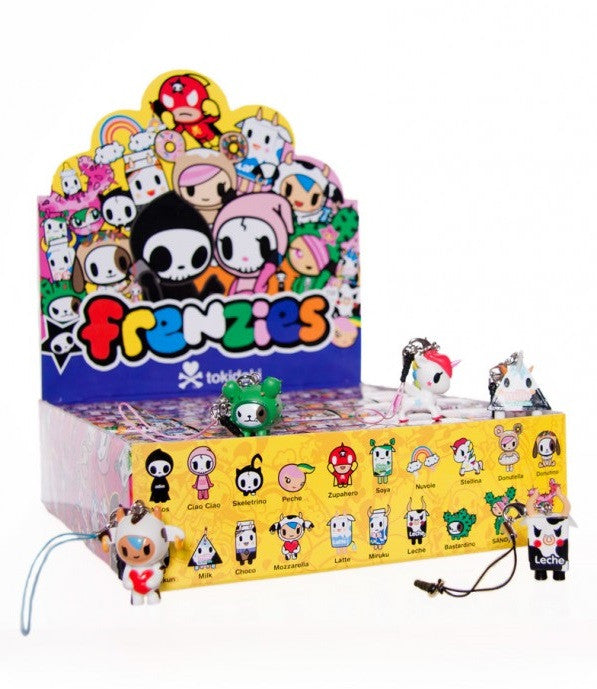 StrangeCo 2009 Simone Legno Tokidoki Frenzies Classic 10 Random Box 1" Strap Figure Set - Lavits Figure
 - 2