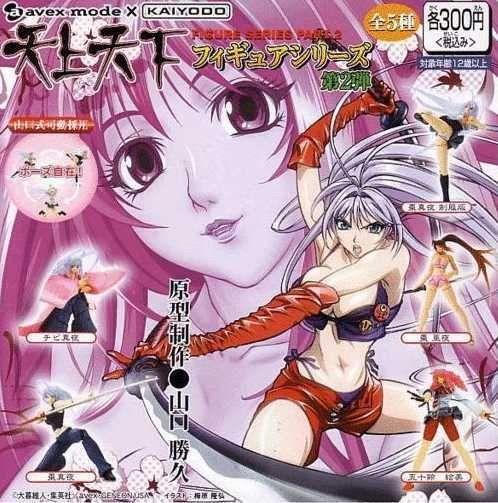 Kaiyodo K&M Tenjo Tenge Inferno Paradiso Gashapon Part 2 5 Figure Set