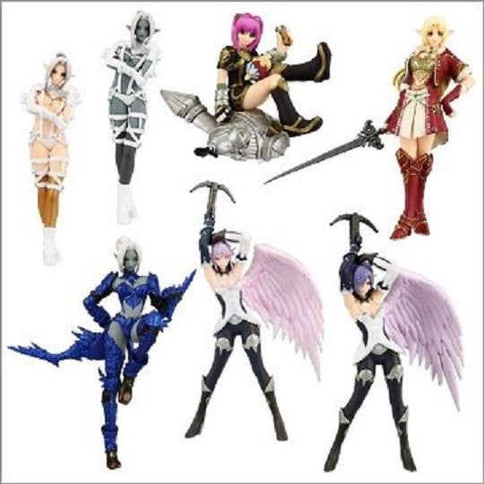 Yujin 2008 SR Lineage II 2 Gashapon 1.5 Ver 7 Mini Trading Collection Figure Set - Lavits Figure