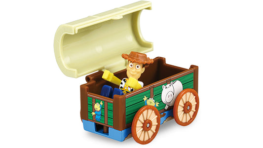 Takara Tomy Dream Tomica Car RD-05 Woody & Andy's Toy Box Figure