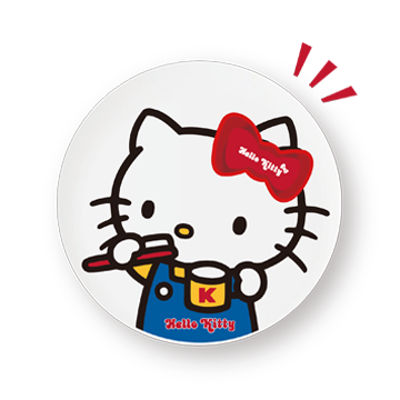 Sanrio Hello Kitty Taiwan PX Mart Limited 2 Dish Plate Set Type A