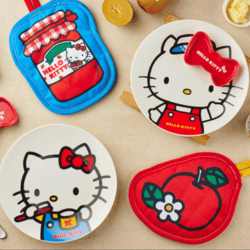 Sanrio Hello Kitty Taiwan PX Mart Limited 2 Dish Plate Set Type B